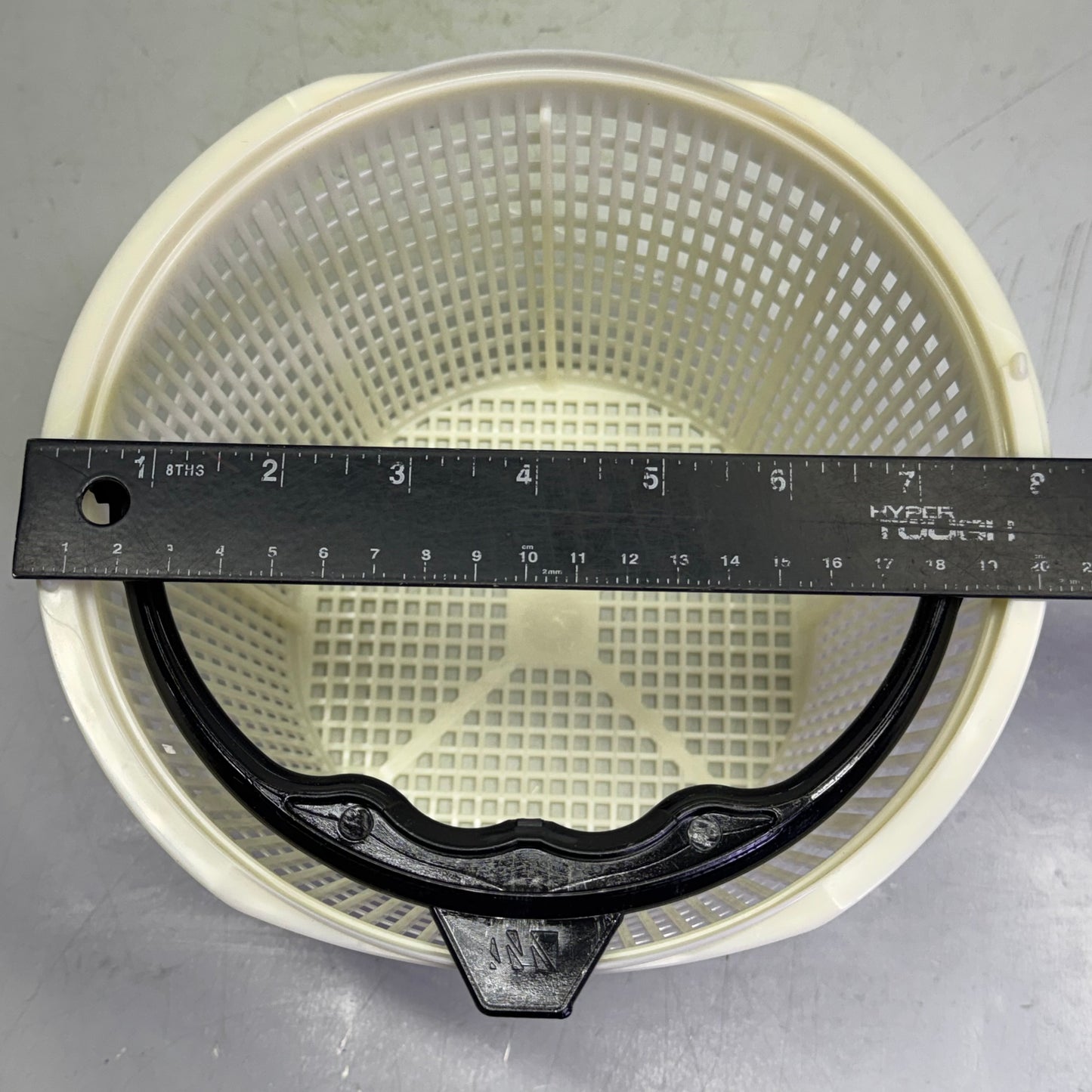 WATER WAY Pool Skimmer Basket Assembly with Handle 542-3240 Sz 8" x 8" x 6"