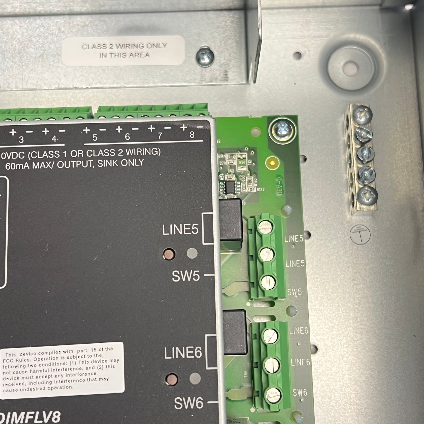 CRESTRON Green Light Integrated Lighting System for Standalone GLPAC-DIMFLV8