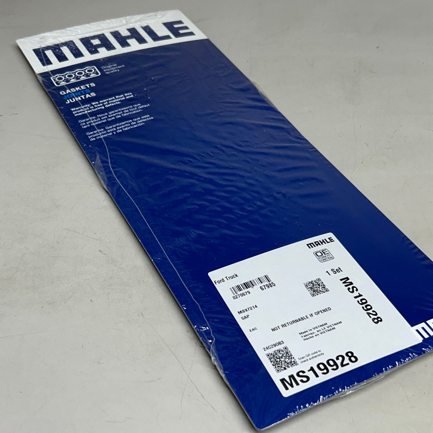 MAHLE Plenum Gasket Replacement Part For Ford & Lincoln MS19928