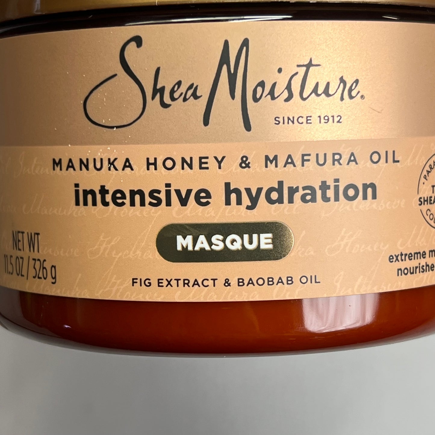 SHEA MOISTURE (2 PACK) Honey & Mafura Oil Intensive Hydration Hair Mask 11.5oz