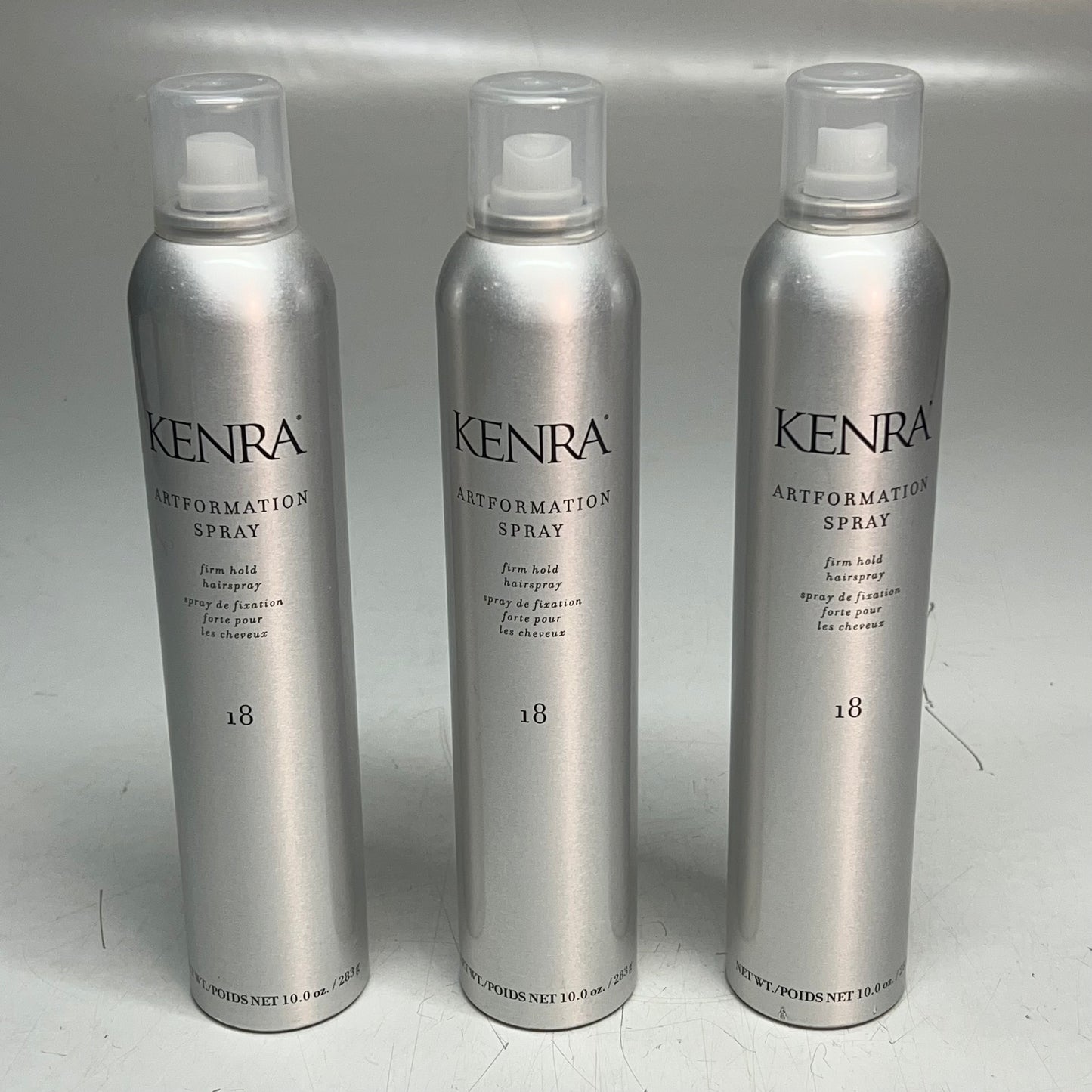 KENRA (3 PACK) Artformation Spray 18 Firm Hold Hairspray 10.0 oz Shine 2201479