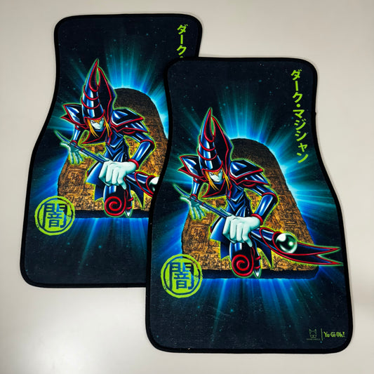 HOSHI GARAGE (SET OF 2) YU-GI-OH! Matching Dark Magician Universal Car Mat