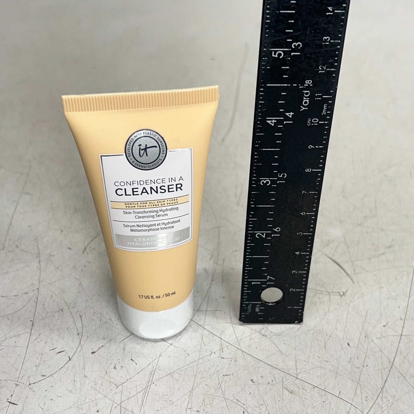 IT COSMETICS (3 PACK) Confidence in a Cleanser Ceramides + Hyaluronic 1.7 fl oz