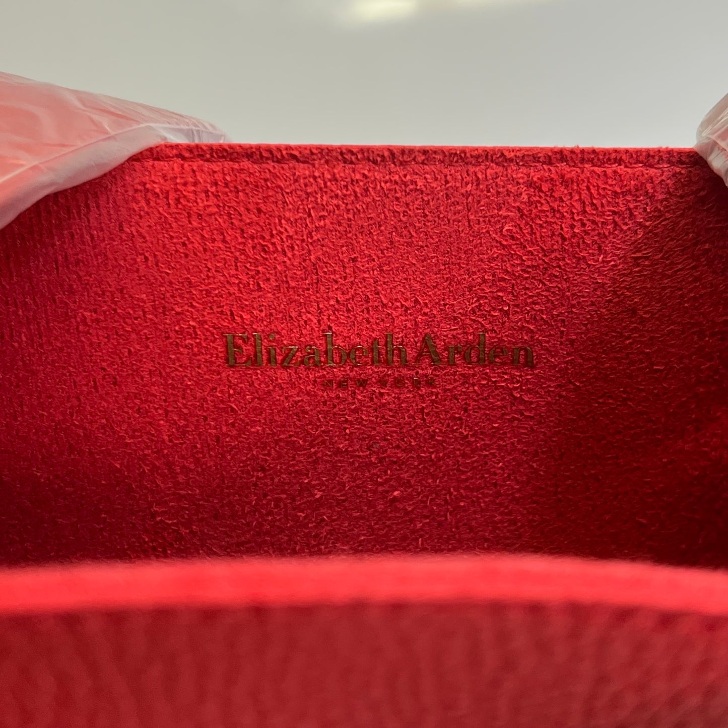 ELIZABETH ARDEN Fragrance Tote Bag Pvc 10"x20" Red A0136689
