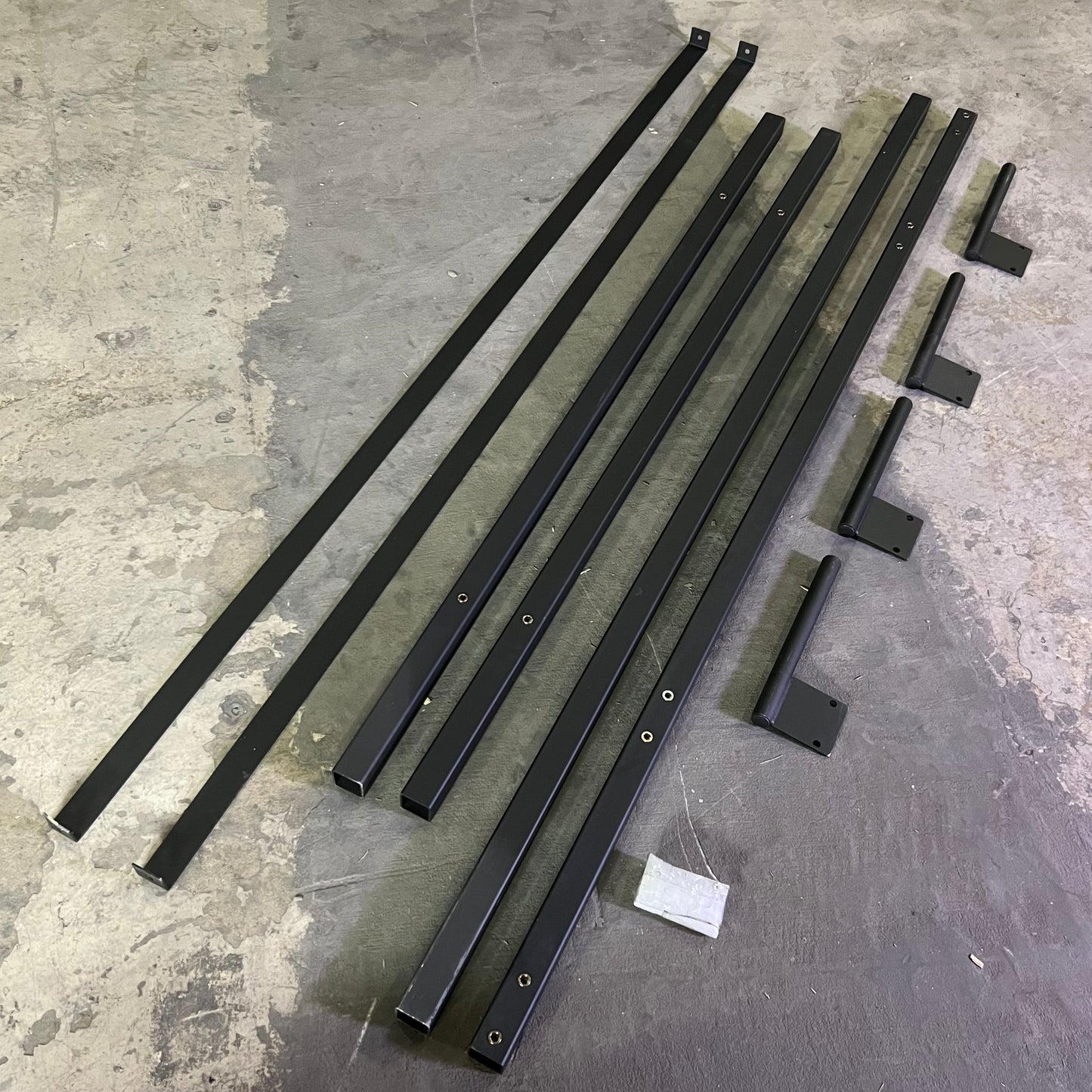 ZA@ TITAN Olympic Lifting Platform 99"L X 74.5"W X 5"H, Black 400356 (AS-IS, Missing Connectors)