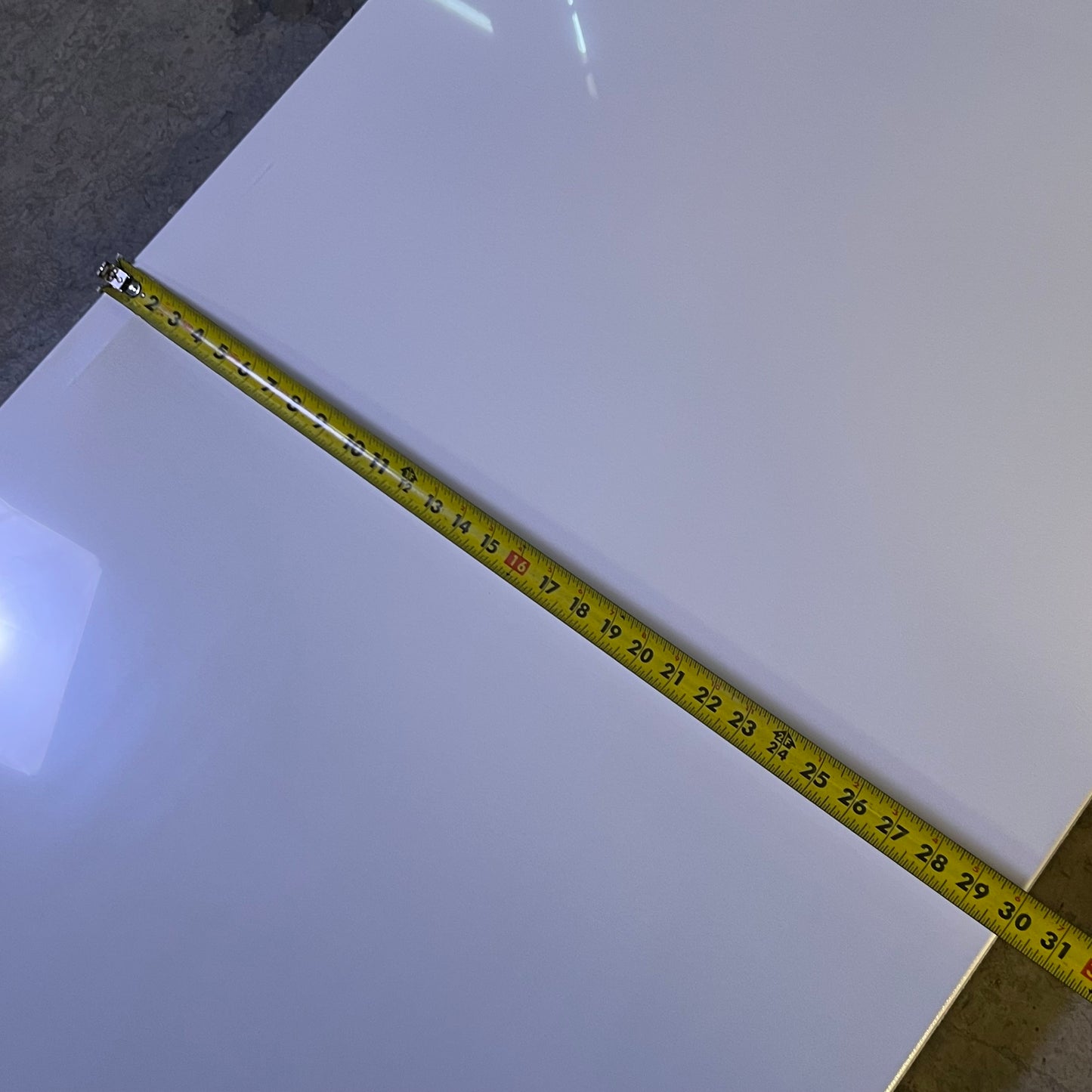 ZA@ CREATIVE MARK The Edge Professional Stretched Canvas W/ 4 Paintable Edges Sz 1 1/2" x 30" x 72", White 90286A