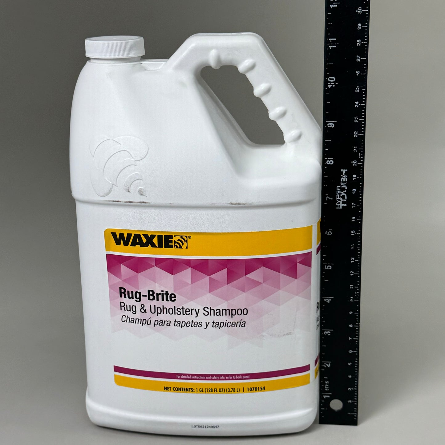 WAXIE (4 PACK!) Rug-Brite Rug & Upholstery Shampoo 1 Gal Each White 1070154