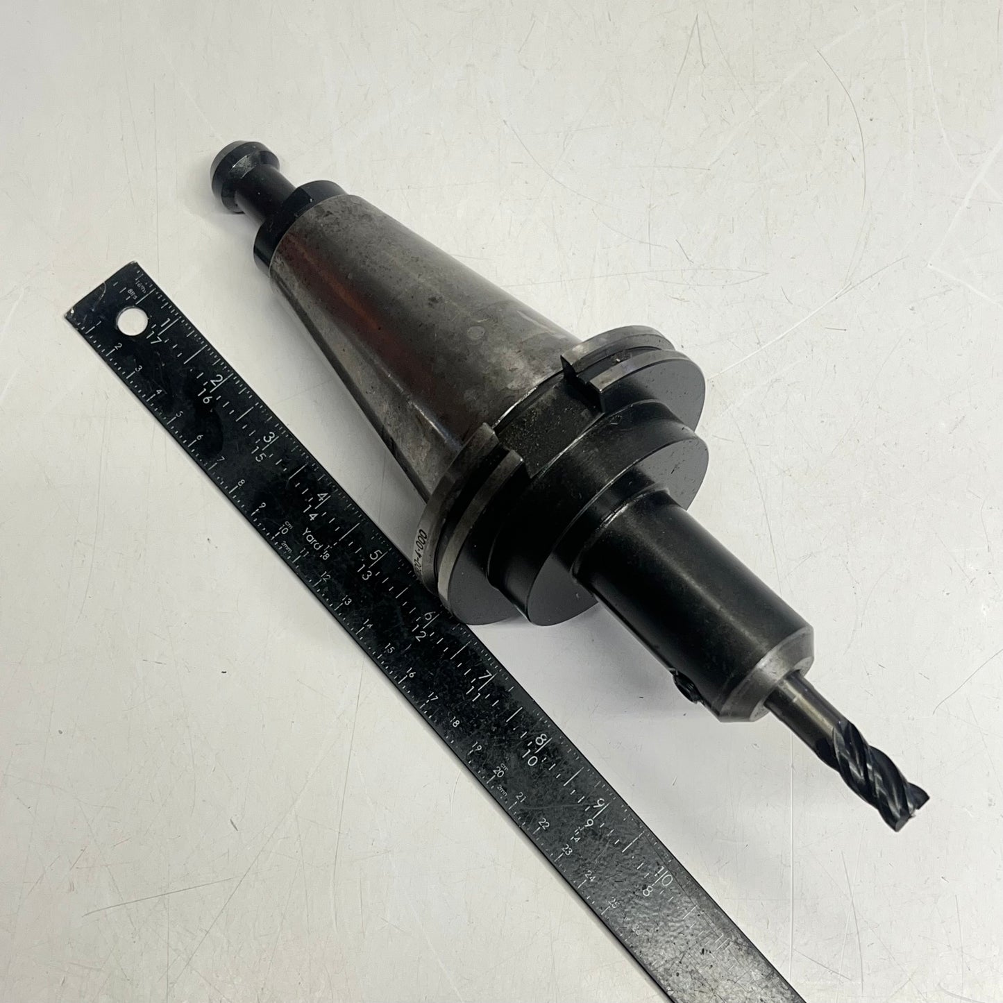 BIG End Mill Holder & Bit for CNC Machining 1/2" 4.0" CV50-EM-.500-4.00 (Used)