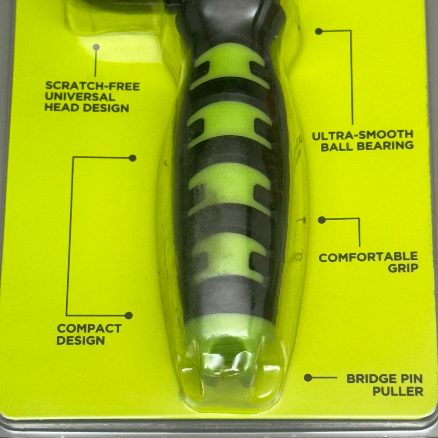 ERNIE BALL Pegwinder Plus 7 1/2”Lx4 1/2”W Green-Black