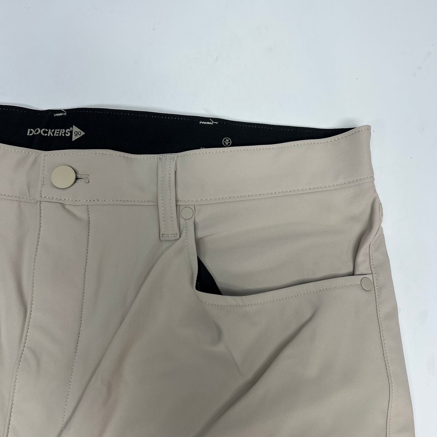 DOCKERS Go Airweave 5-pocket Straight Fit Pant Men's Sz 38x32 Khaki 003H80003