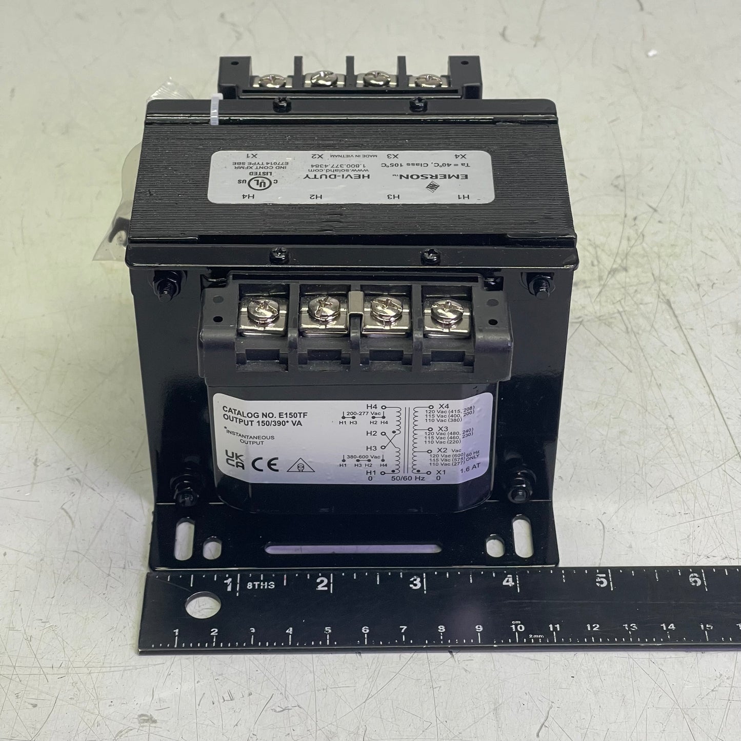 EMERSON SolaHD Industrial Control Transformer E150TF