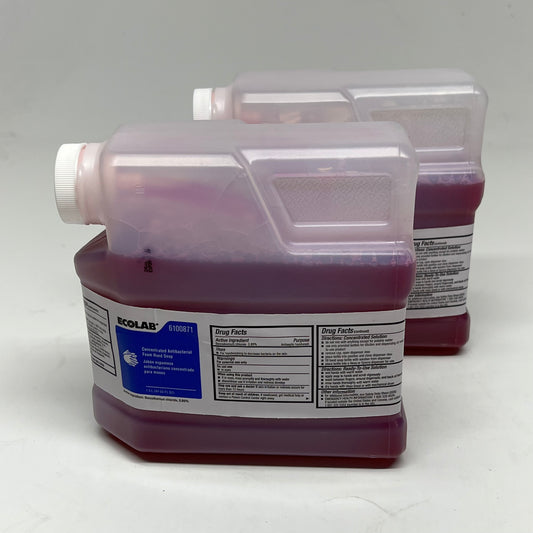 ECO LAB (2 PACK) Concentrated Antibacterial Foam Handsoap 1.3L Red 6100871