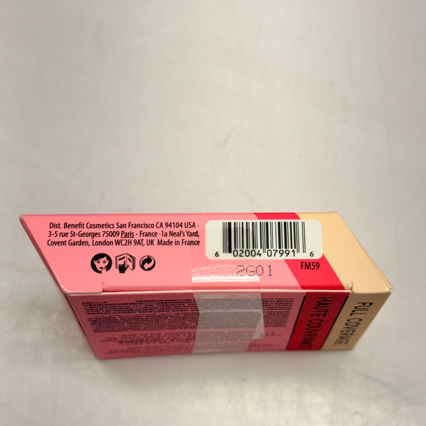 ZA@ BENEFIT (3 Pieces) Set 2 Boi-ing Industrial Strength Concealer No.1 & Brush BH46 E