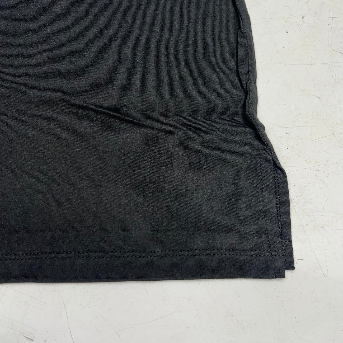 HANES Originals V Neck Tee Shirt W/ Chest Pocket Women's Sz 2X Black 0G159P