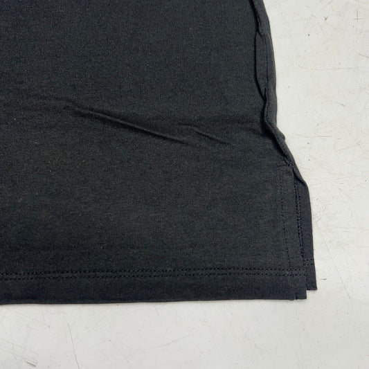 HANES Originals V Neck Tee Shirt W/ Chest Pocket Women's Sz 4X Black 0G159P