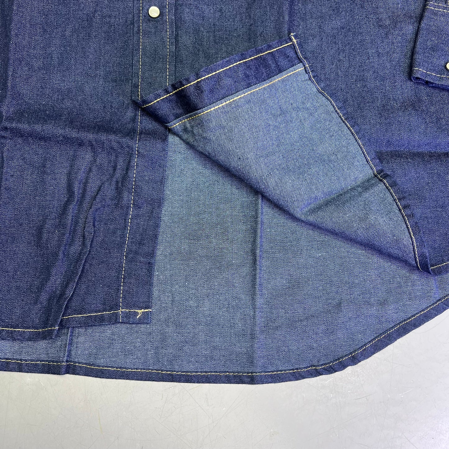 RASCO Flame Resistant Denim Lightweight Work Short Men's Sz 3XL Navy Blue FR1021DN