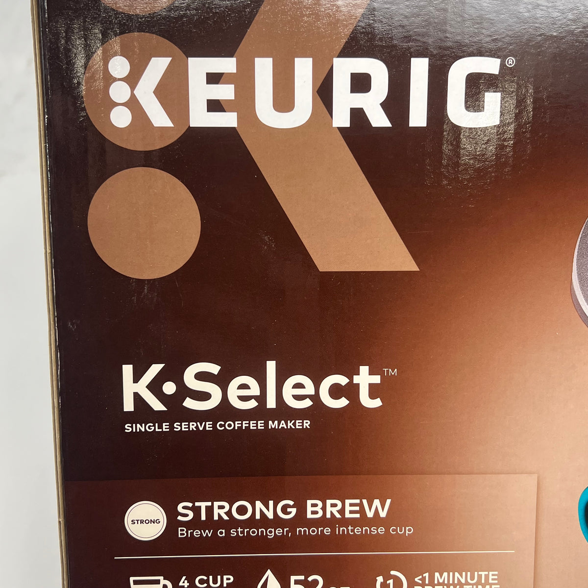 KEURIG  K Select Single Serve Coffee Maker Quiet Brew  6,8,10 & 12oz  Black