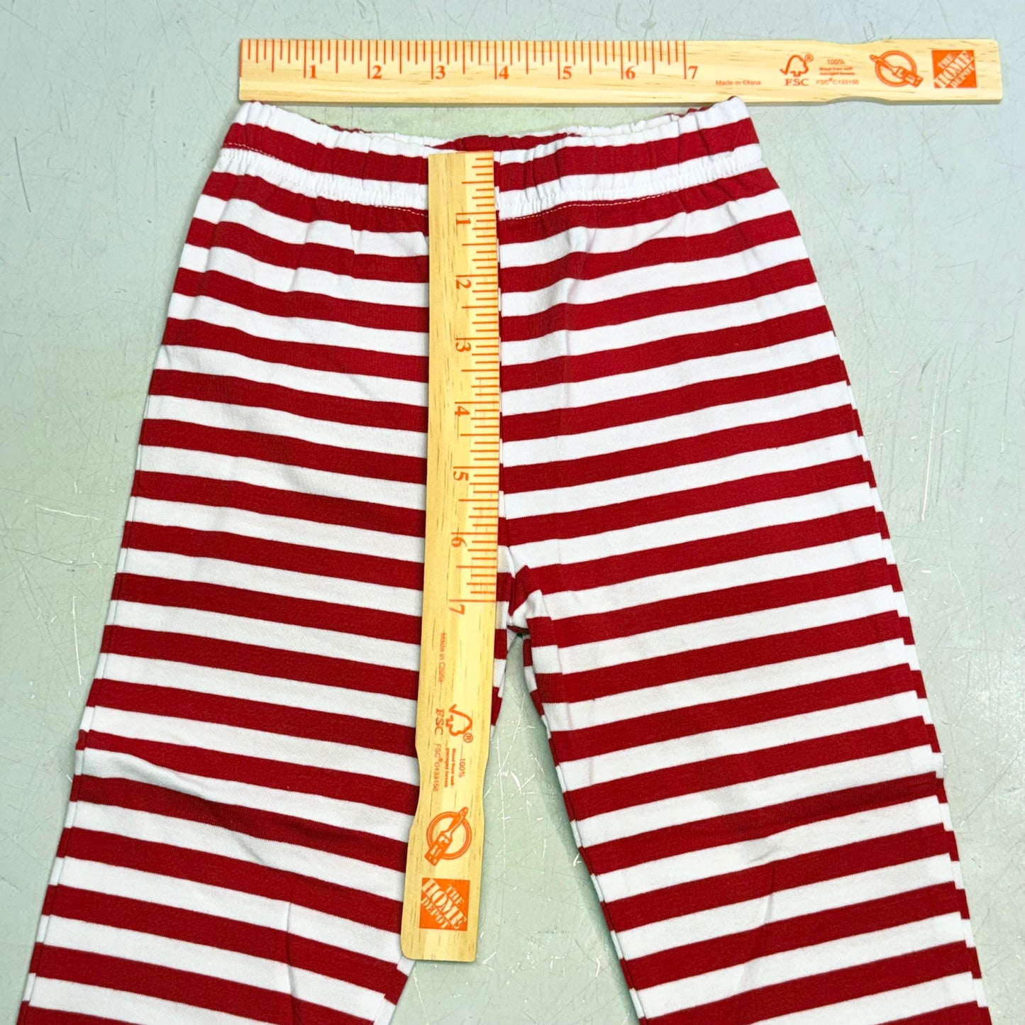 LTC Children Pajamas 100% Cotton Unisex (Sz-3T) Red/White