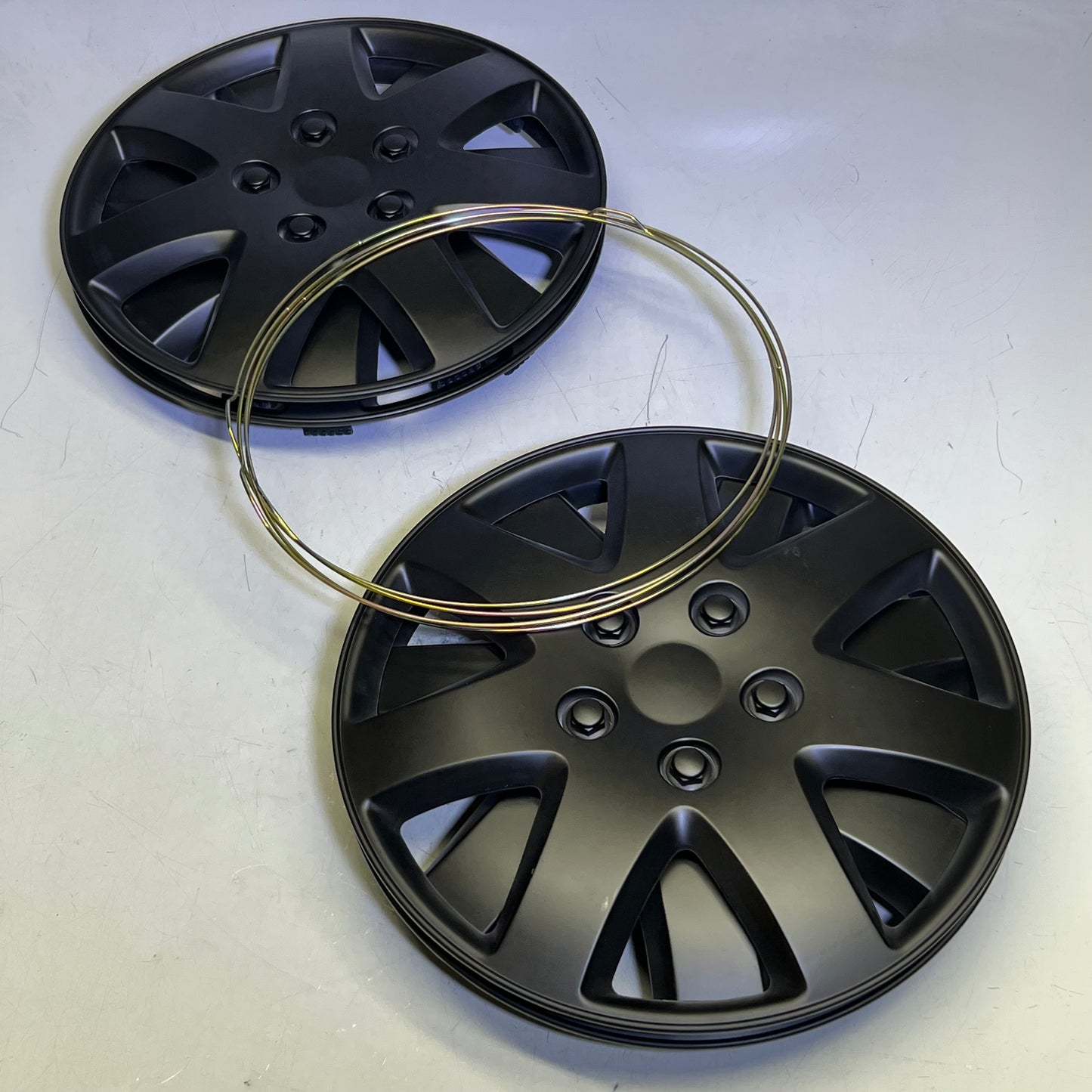 AUTOCRAFT (4 PACK) 15" Wheel Covers, Rust Resistant Finish, Black AC219