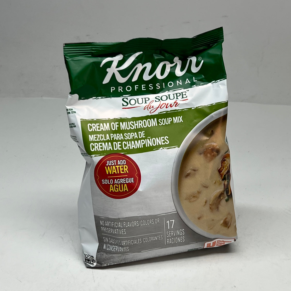 KNORR (4 PACK) Cream of Mushroom Naturally Flavored 19.6 oz. 68408120 BB 02/28