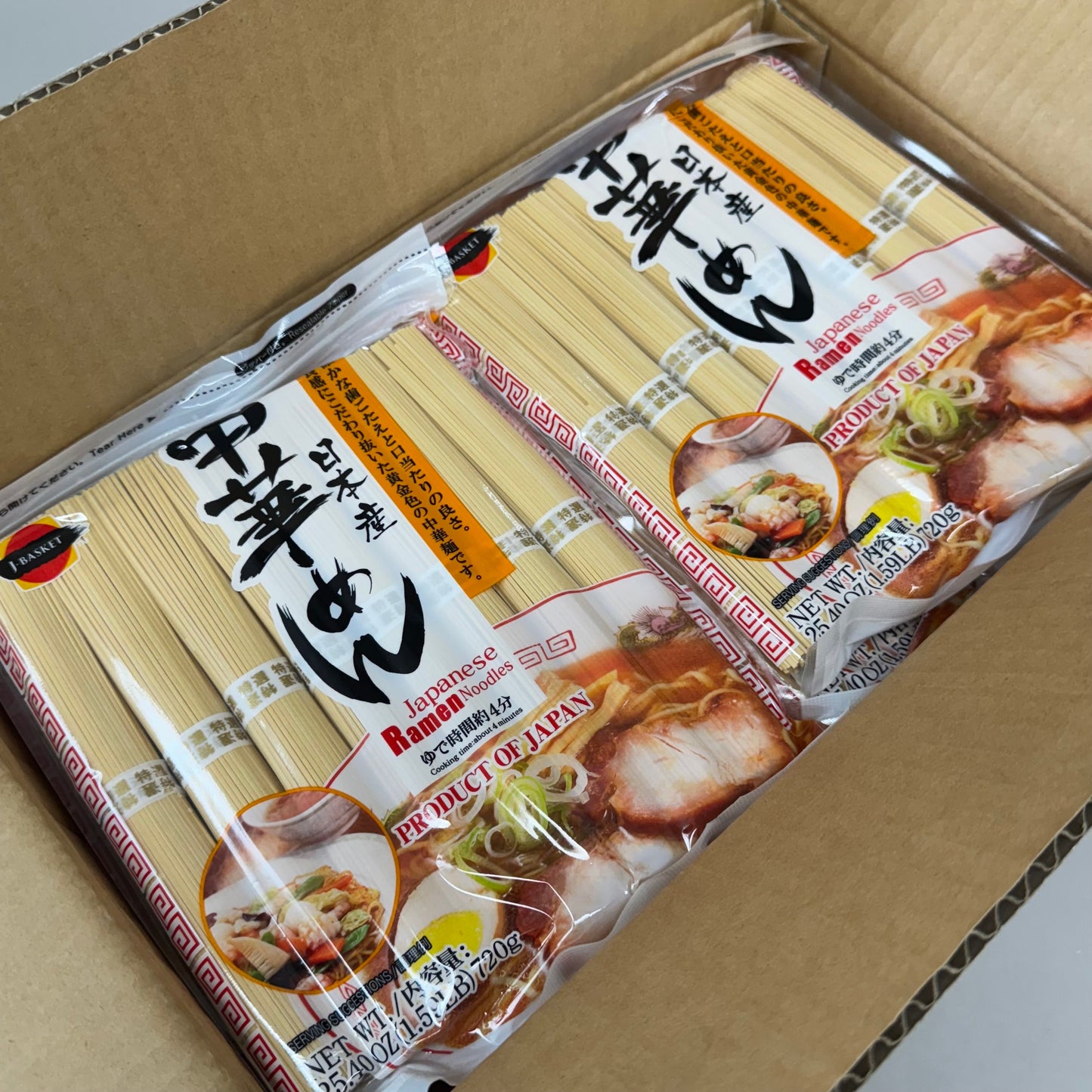 ZA@ J-BASKET (12 Pack, 1 Box) Japanese Ramen Noodles 25.4 Ounce per Package BB 10/25 C