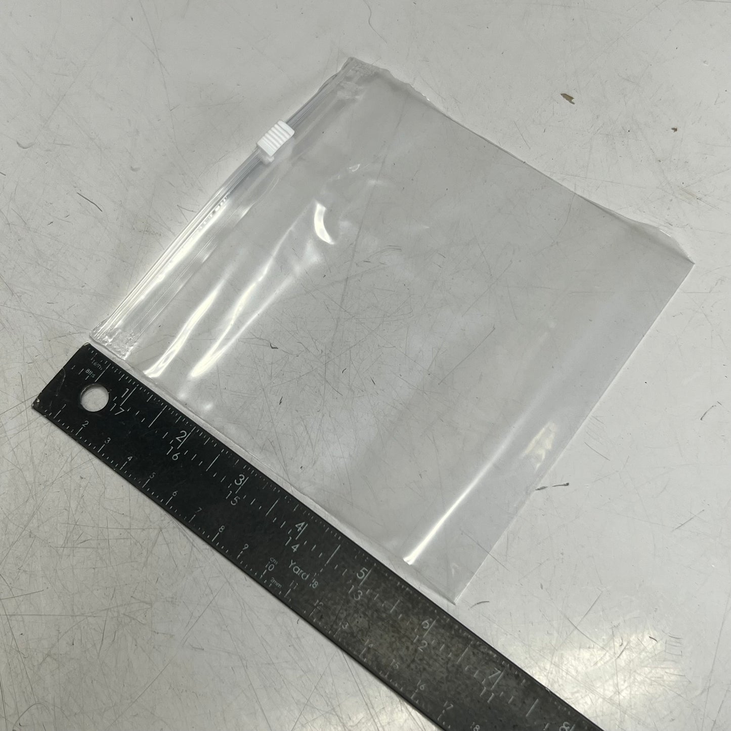 ZA@ INDUSTRIAL (250 PACK) Slider Top Bags 6" x 6" Clear 2000366 A