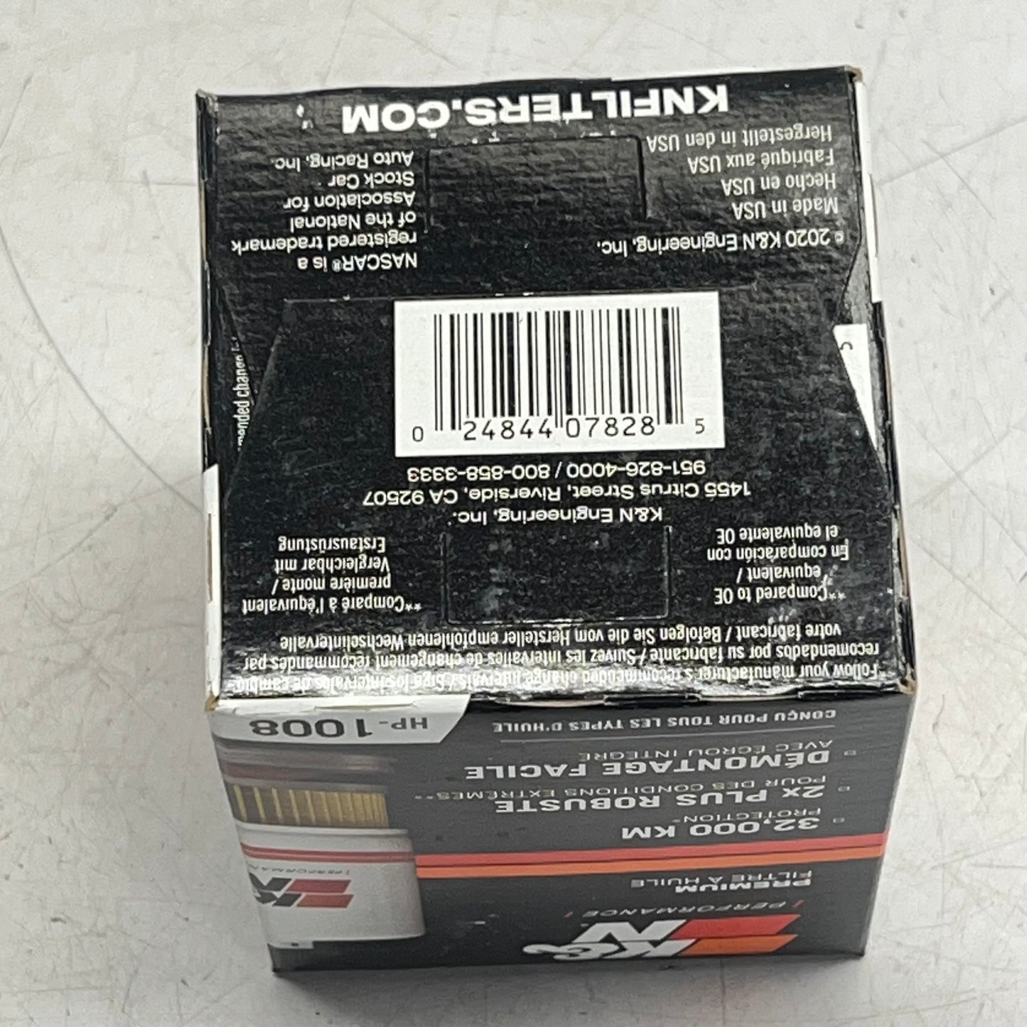K&N (2 PACK) Heavy Duty Canister Oil Filters Engine Protection White HP-1008