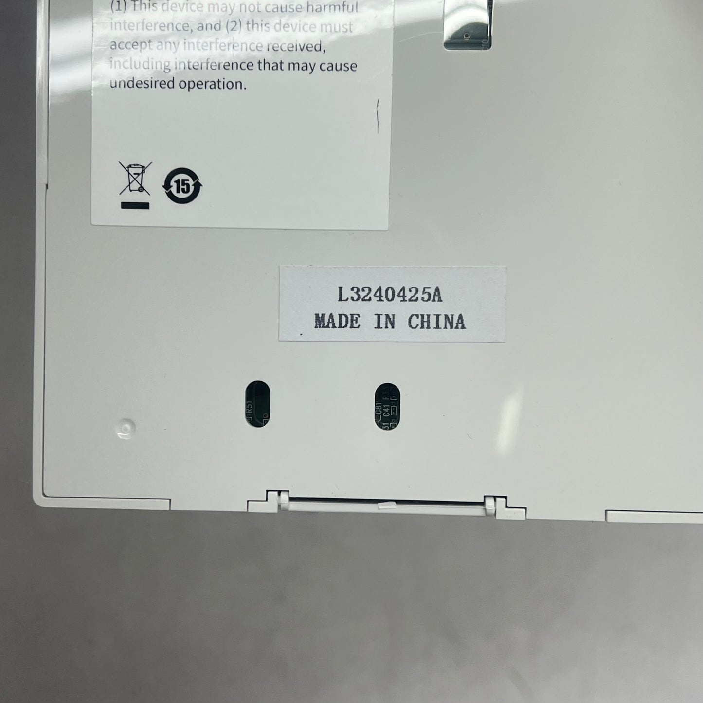 TOSHIBA Thermostat Wired Remote Controller W/ External Communication White RBC-AWSU52-UL