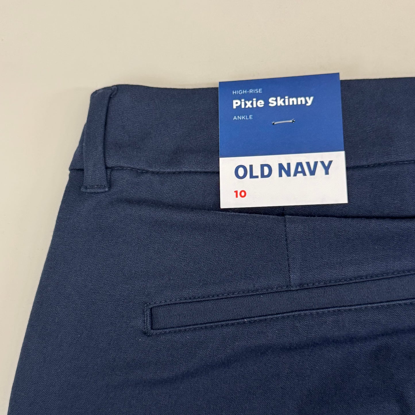 OLD NAVY High Waisted Pixie Skinny Ankle Pants Women's Sz 10 In The Navy 3139011958