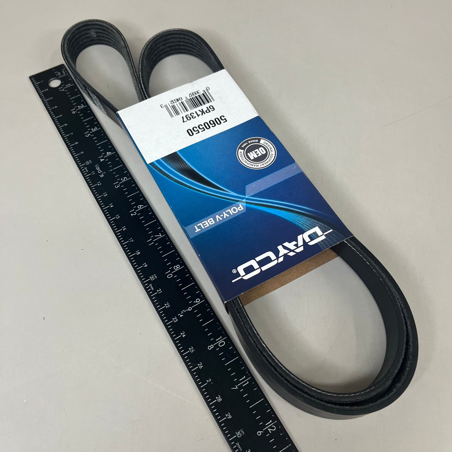 DAYCO Straight Standard Rib Poly Rib Belt EPDM Material .82" K-Section 5060550