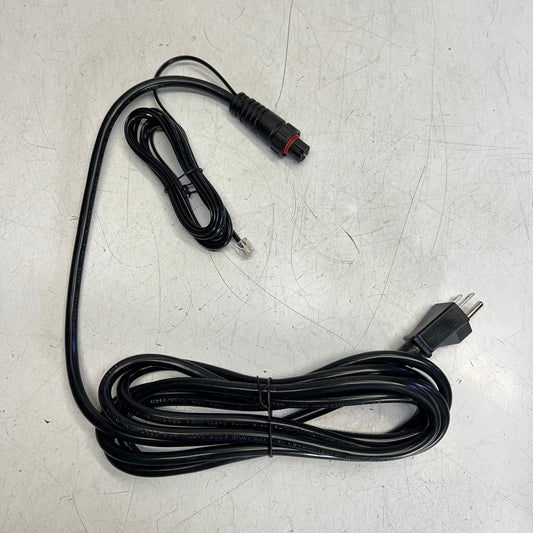 Ac Plug W/ Dimming 3 Prong Wall Plug-in 16 AWG x 30 - 300V - 6 Pin  Black