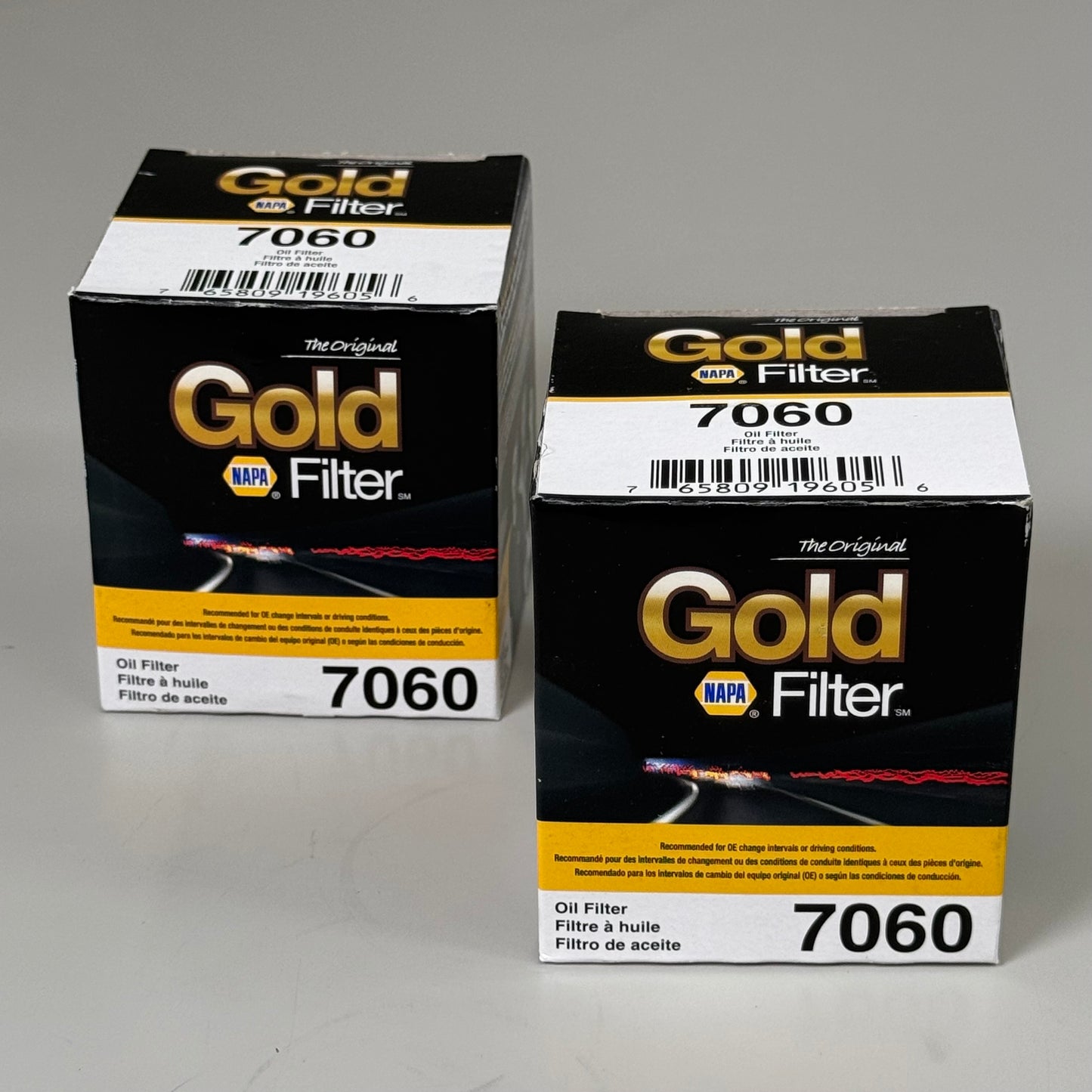 NAPA (2 PACK) The Original Gold Filter Enhanced Cellulose M22-1.5 Thread 7060