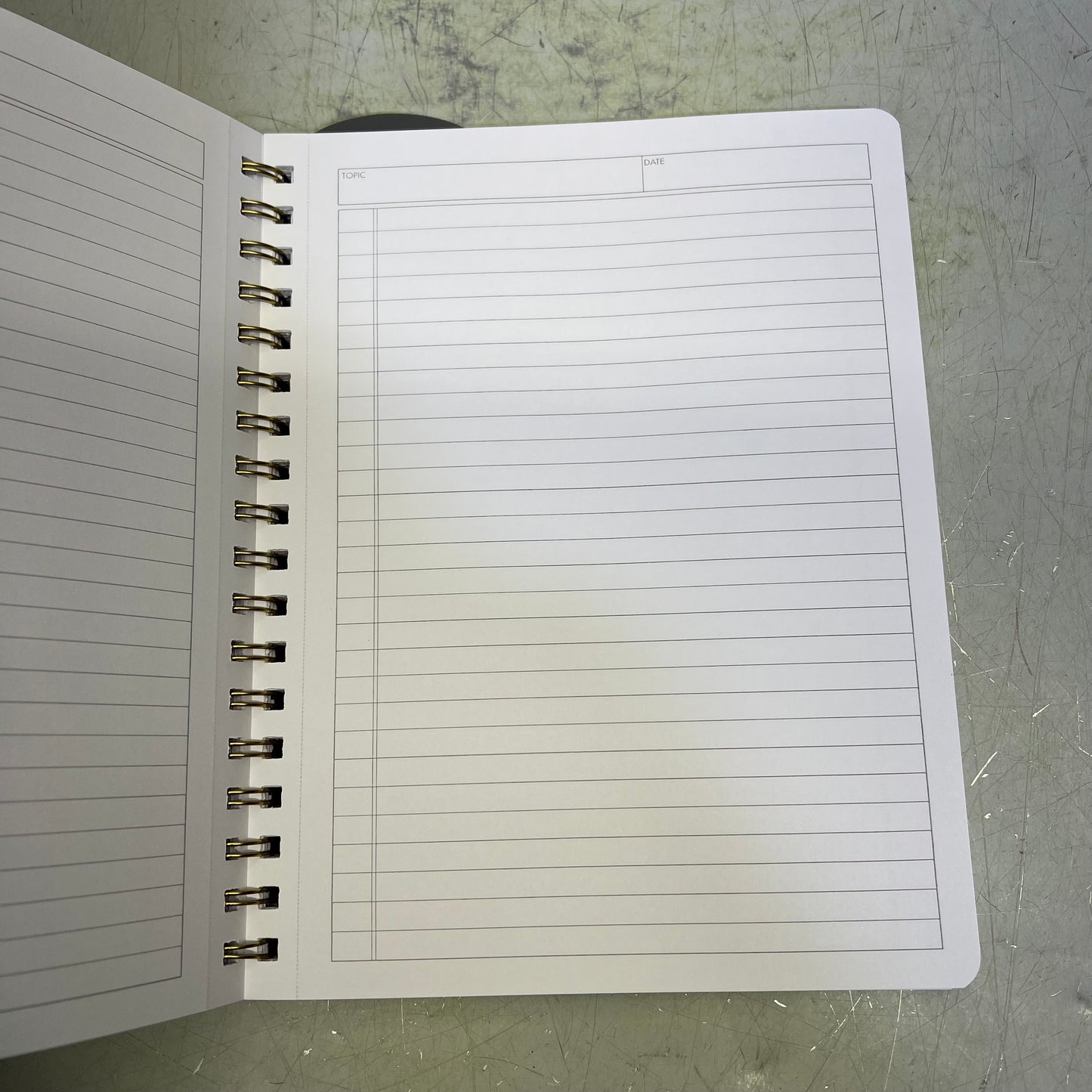 CAROLINA PAD Professional Spiral Notebook Executive Ruled 7.88" X 9.94"  Grey