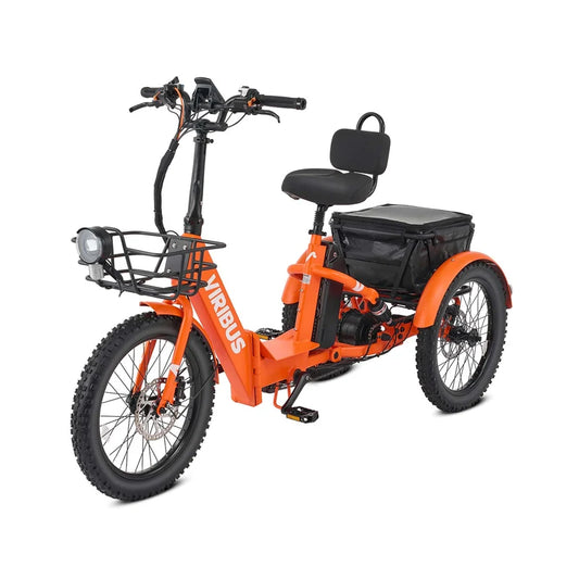 VIRIBUS Folding Electric Tricycle - 750W Motor (1200W Peak), Samsung Battery & Hydraulic Brakes UM-AAM-0003-V1