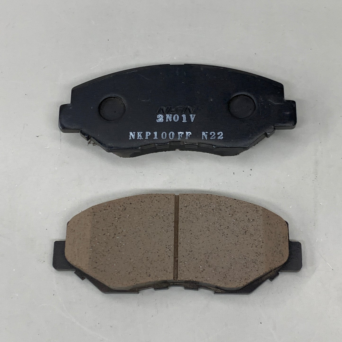 BECK ARNLEY Disc Brake Pads Ceramic and Metallic Fibers NPO-122W-SA