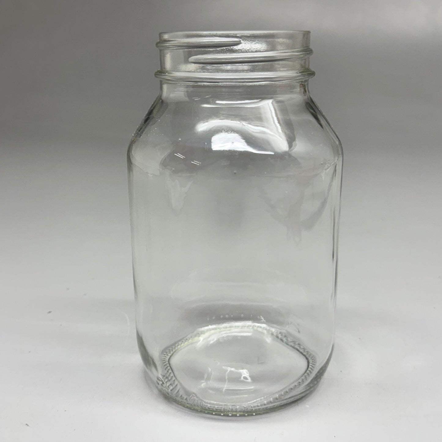 ZA@ Flint Glass (50 PACK) Standard Medium Mouth Canning Jar Sz ~6.5”H x 2.5”D (New) A