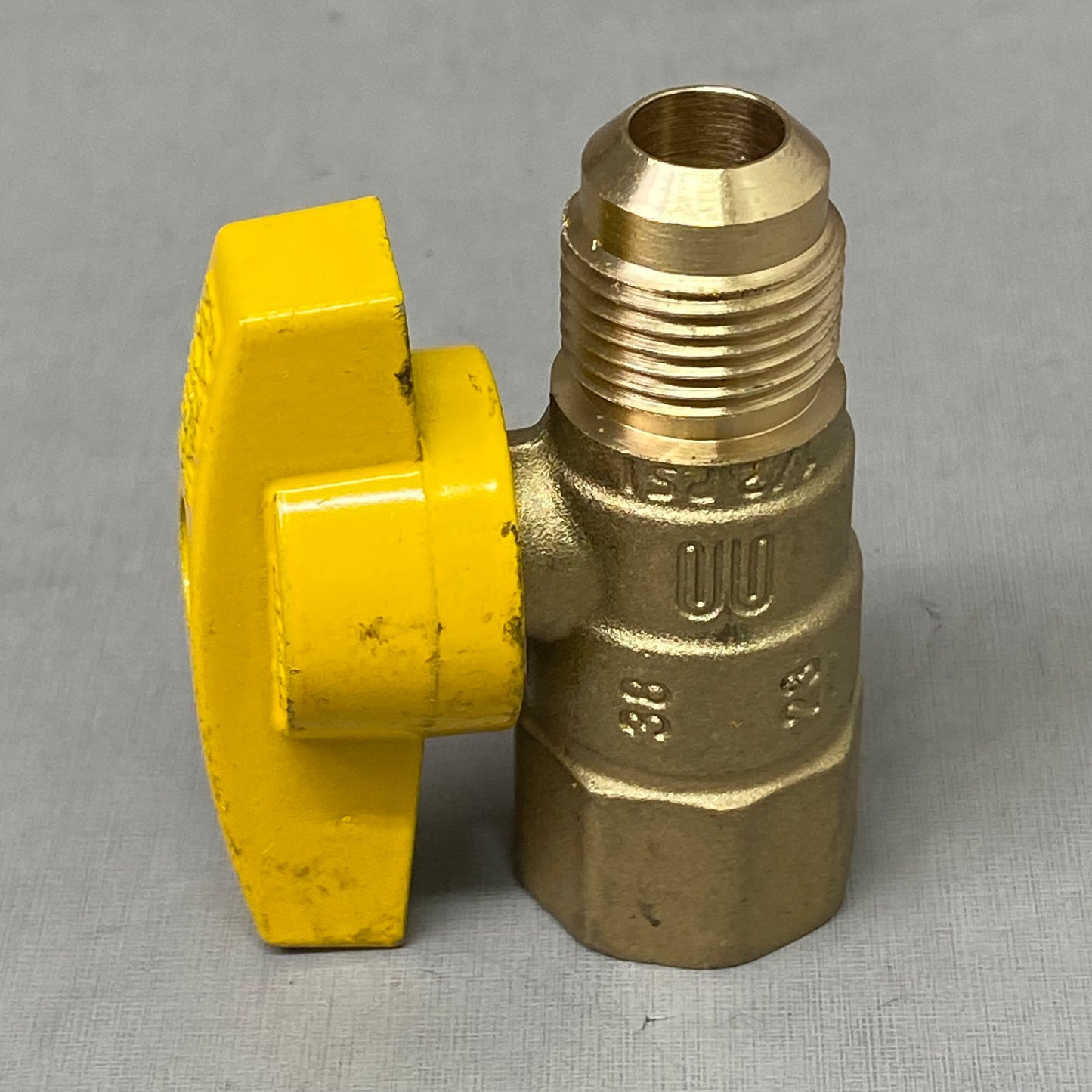 BRASSCRAFT (2 Pack) Gas Ball Valve 1/2" O.D. Flare X 1/2" F.I.P Yellow TBV8-8