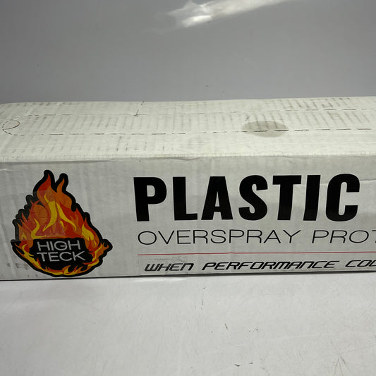 ZA@ HIGH TECH Overspray Plastic Sheeting  12' X 400' Clear #112