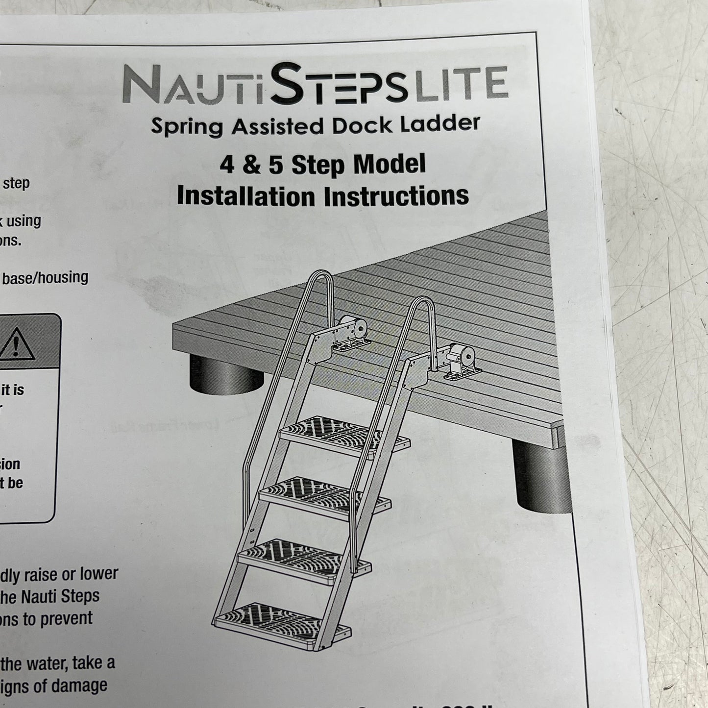 TIE DOWN Nauti Steps Lite Steps Hardware Kit & Mounting Bracket/p|ivot Hinge