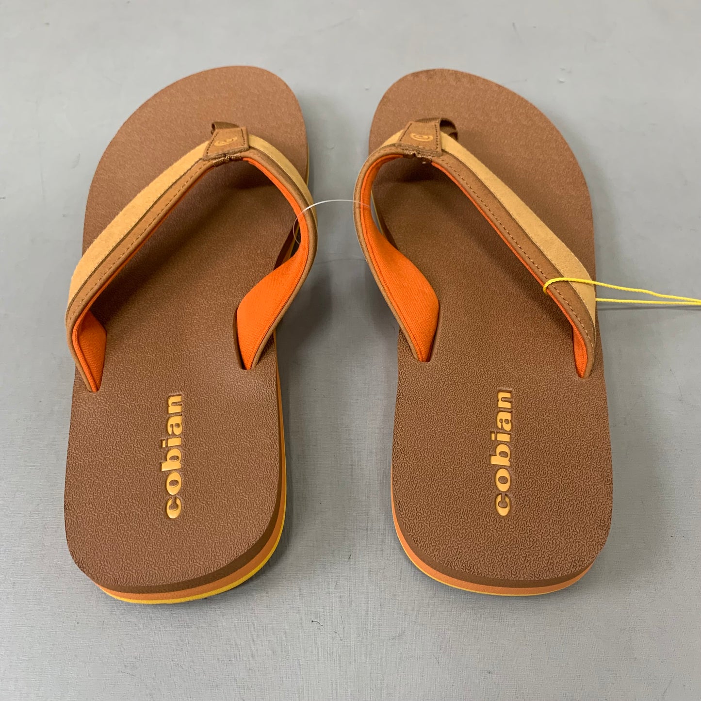 COBIAN Foamie Full Arch Support Sandals Men's Sz 10, 43 Eu Brown FAO25-200-10