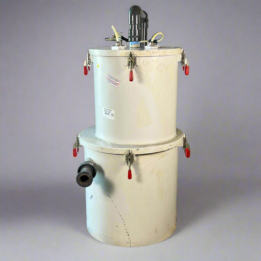 Air Compressor Sz 55" H x 21.5" D, White (New Other)