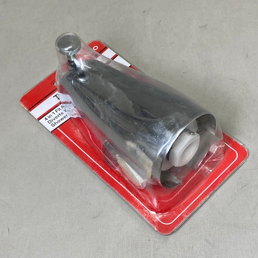 LASCO Diverter Style Bathtub Spout (Distressed Packaging) Plated Chrome 08-1057