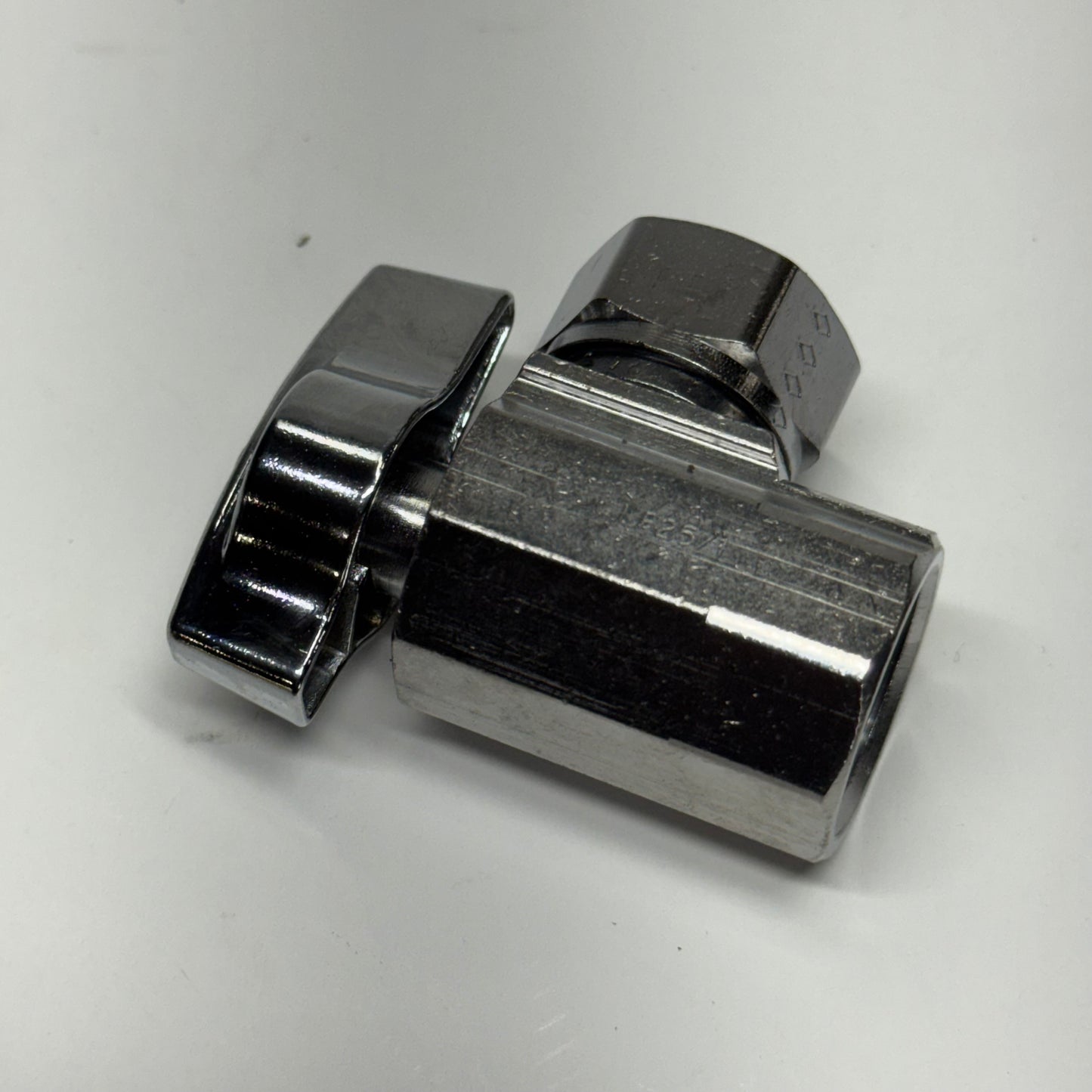 BRASSCRAFT (5 PACK) 1/4 Turn Ball Angle Stop Valve 1/2" FIP x 7/16" & 1/2" Slip Joint, Chrome KT3301XC