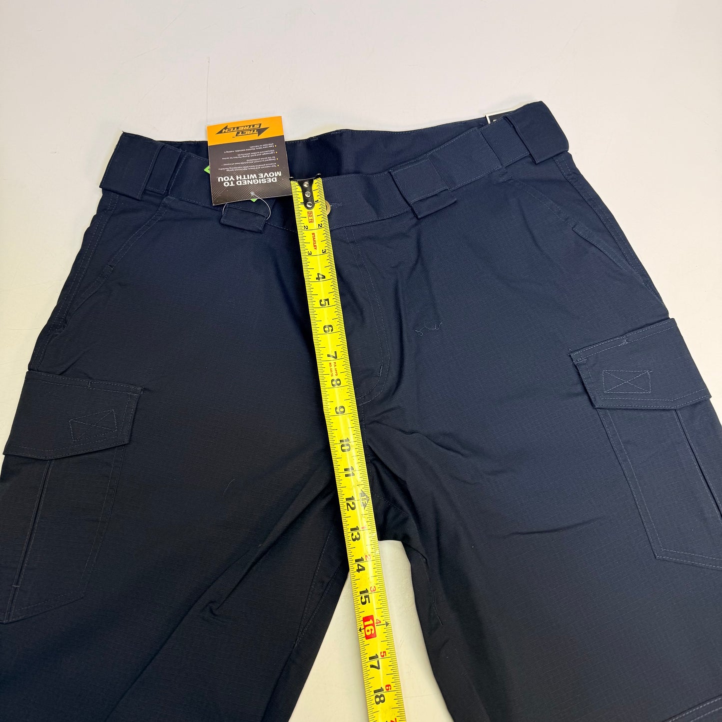 TACT SQUAD Tact Stretch Mini Ripstop Trouser Poly/Cotton Men's Sz 40 Dk Navy T7511