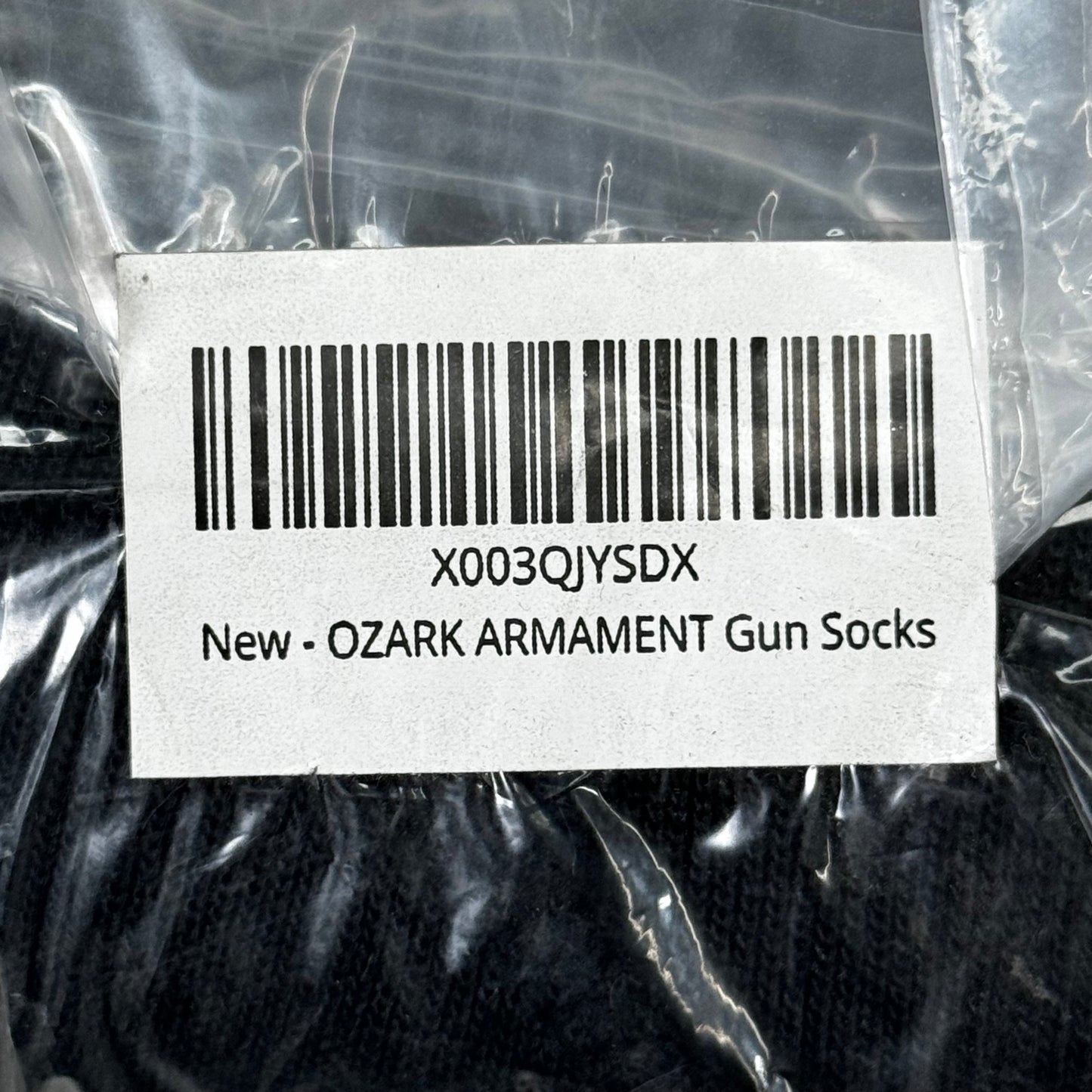 OZARK ARMAMENT 2PK Tactical Socks 16" & 48" Black (New)