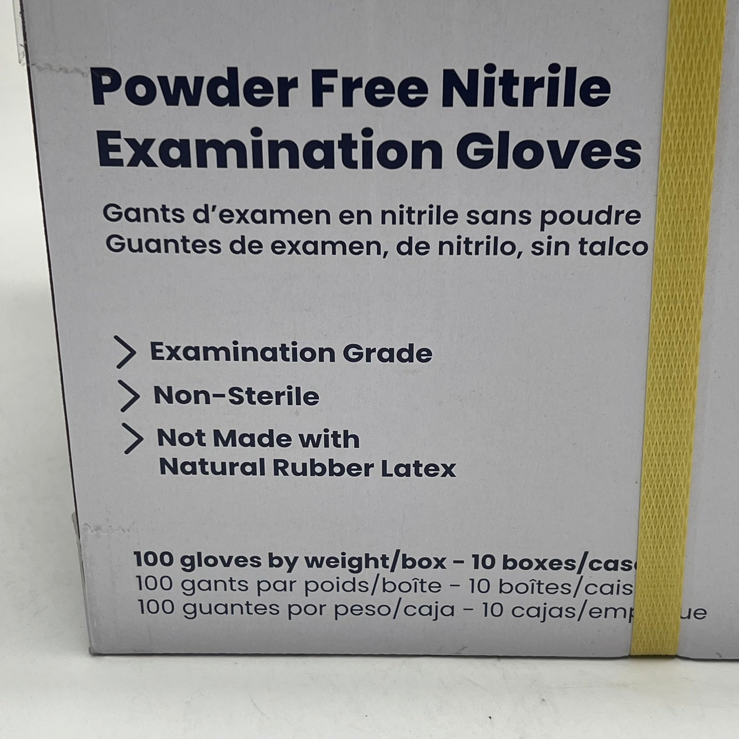 SAFTEY ZONE (1000 PACK) Nitrile Exam Gloves 3.5 Mil Unisex Sz M Blue GNPR-MD-|1A
