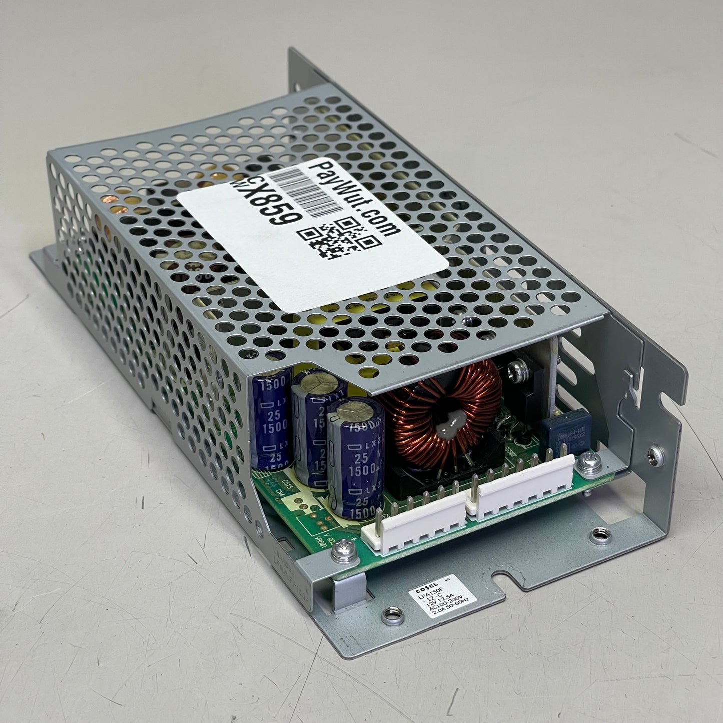 COSEL Enclosed Switching Power Supply 12V, 12.5A, AC100-240V, 2.0A, 50-60Hz LFA150F-12-C