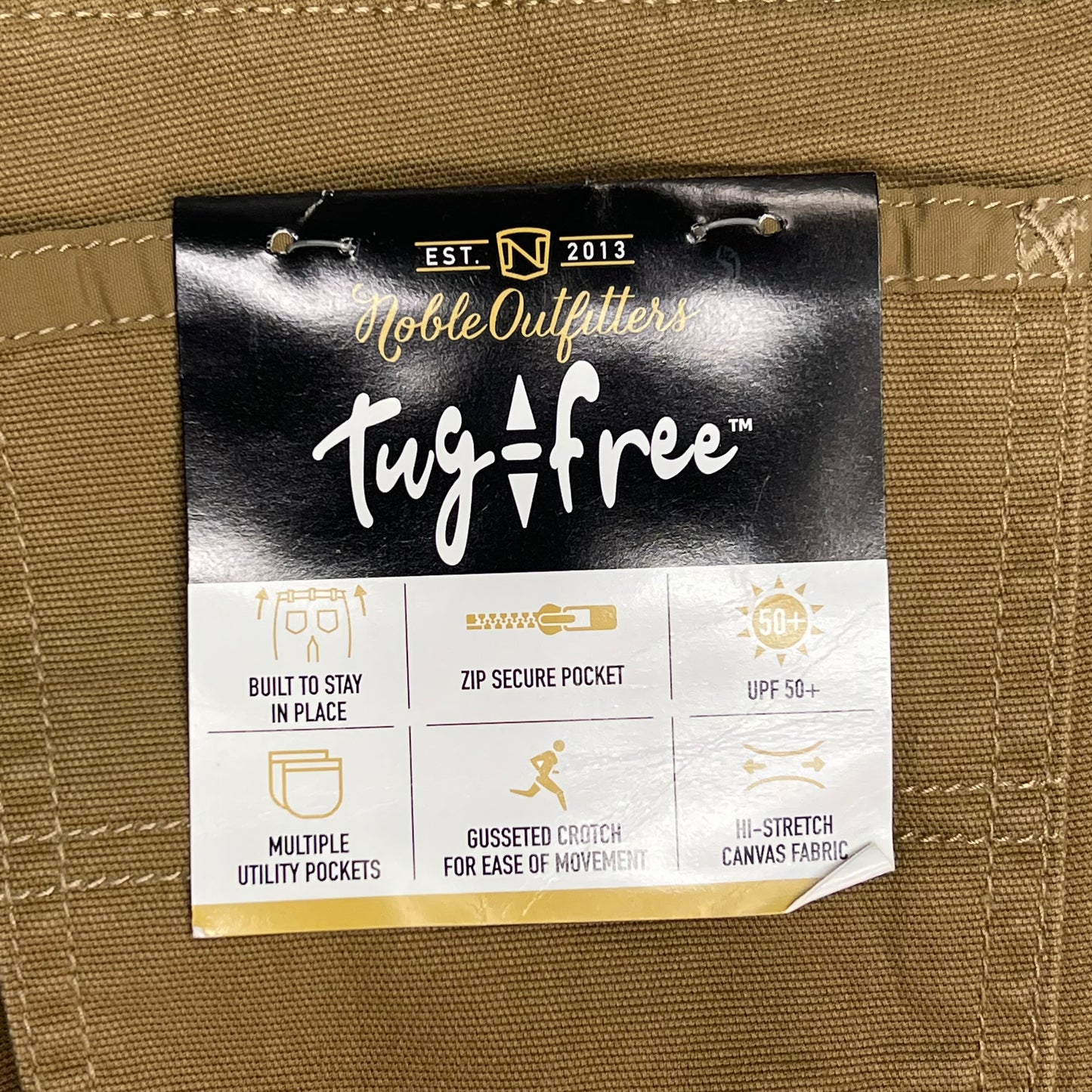 NOBLE OUTFITTERS Tug Free Utility Stretch Canvas Work Pant Women's Sz 12 Coyote