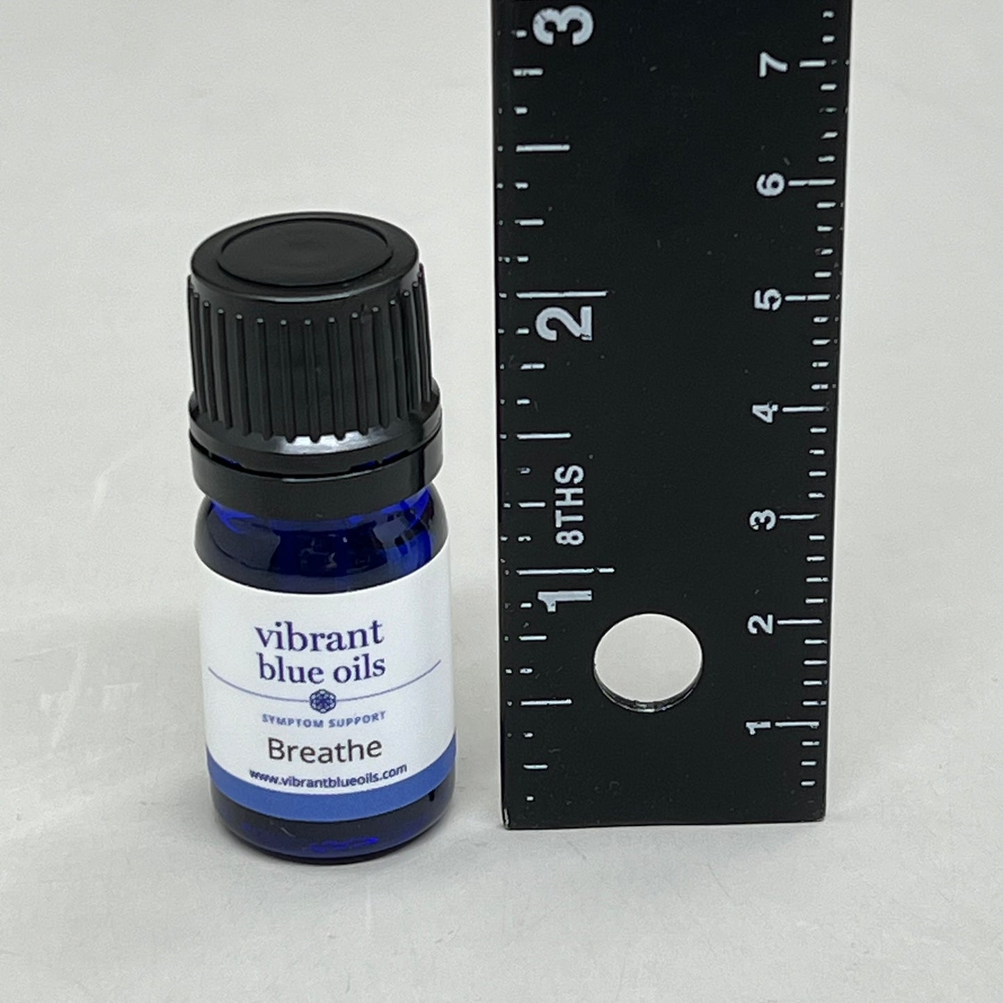 VIBRANT BLUE OILS Therapeutic Symptom Support Breathe Organic Essential Oil 5mL