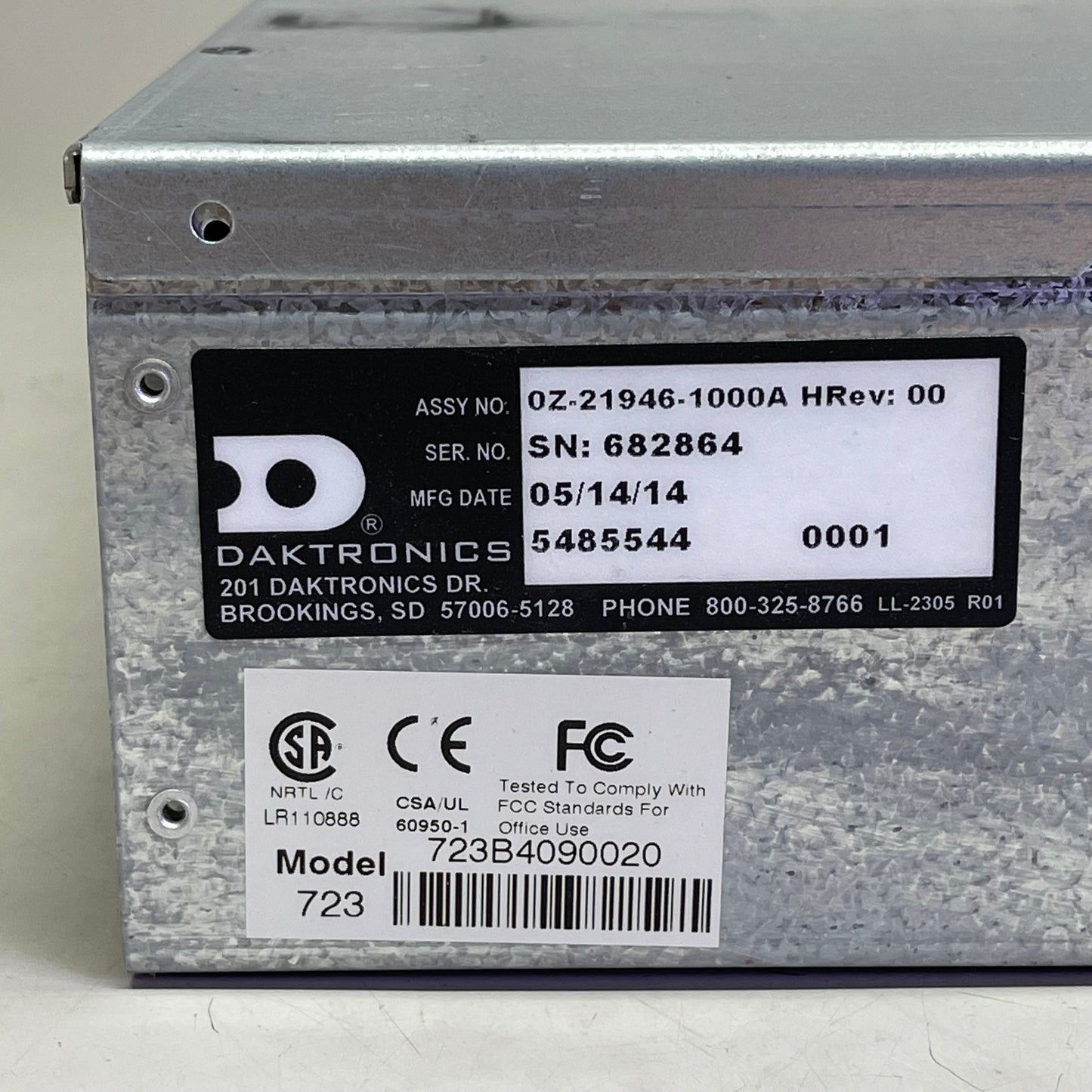 DAKTRONICS Digital Media Player DMP-7000 (Used, Working)